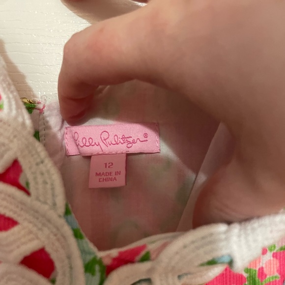 Lilly pulitzer size 12 shift dress - Picture 2 of 6